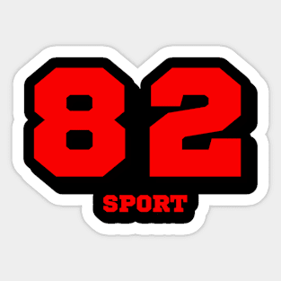 Number82 Sticker